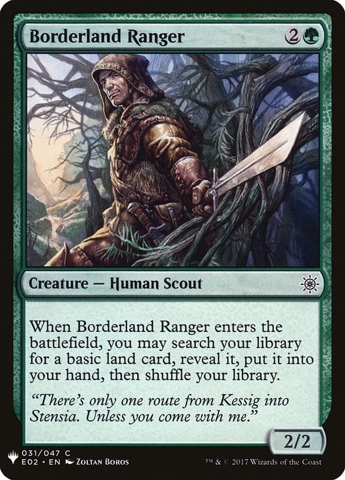Image for Borderland Ranger (The List Reprints) (31) - Magic: The Gathering