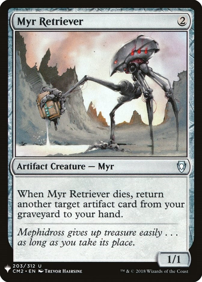 Image for Myr Retriever (The List Reprints) (203) - Magic: The Gathering