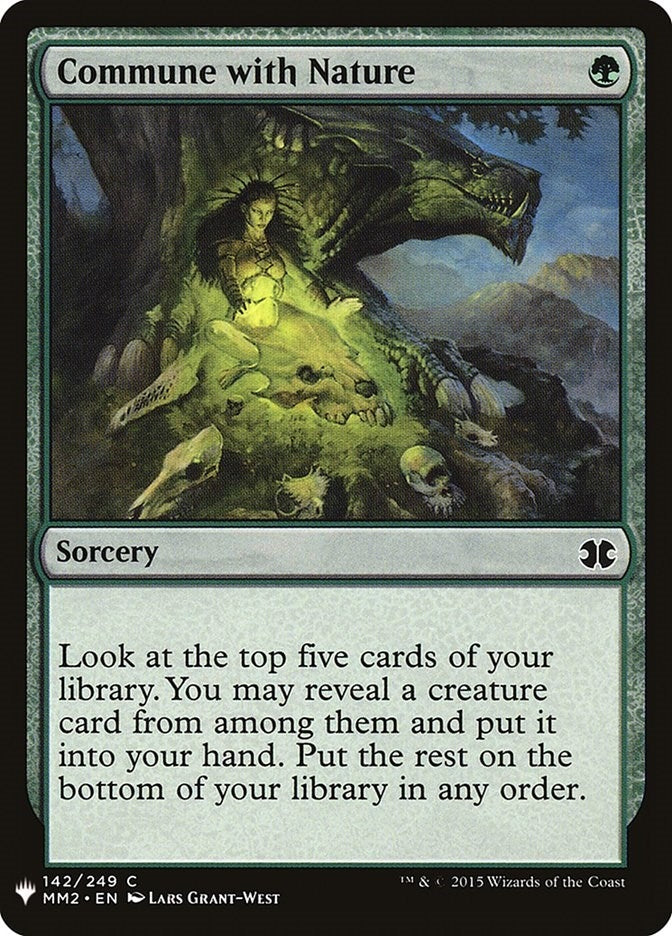 Image for Commune with Nature (The List Reprints) (142) - Magic: The Gathering