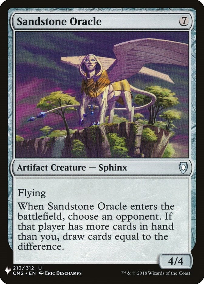 Image for Sandstone Oracle (CM2) (The List Reprints) (213) - Magic: The Gathering