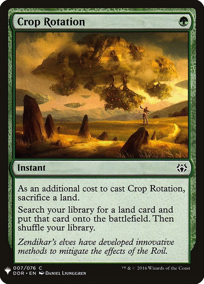 Image for Crop Rotation (The List Reprints) (7) - Magic: The Gathering
