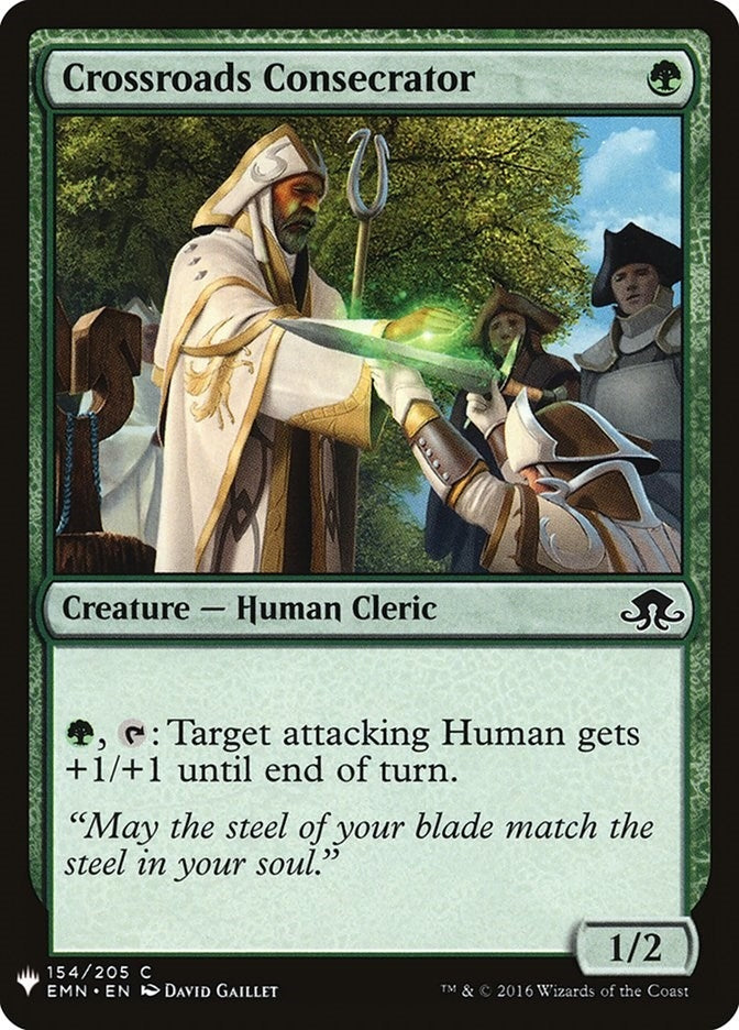 Image for Crossroads Consecrator (The List Reprints) (154) - Magic: The Gathering