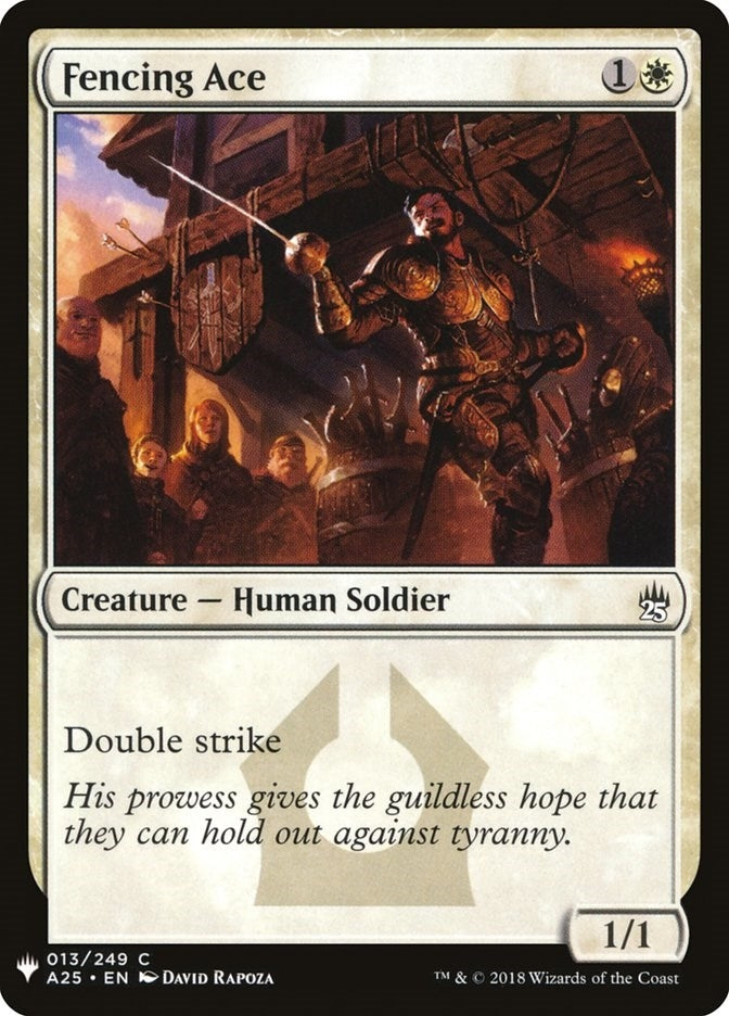 Image for Fencing Ace (The List Reprints) (13) - Magic: The Gathering