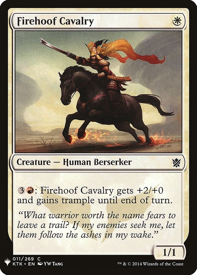 Image for Firehoof Cavalry (The List Reprints) (11) - Magic: The Gathering