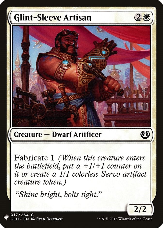 Image for Glint-Sleeve Artisan (The List Reprints) (17) - Magic: The Gathering