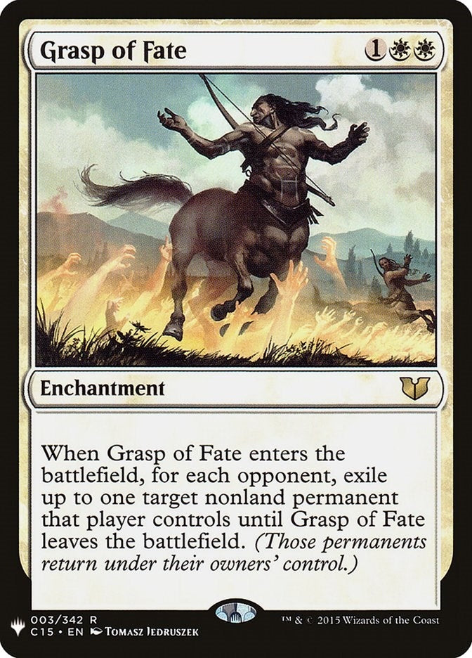 Image for Grasp of Fate (The List Reprints) (003/342) - Magic: The Gathering