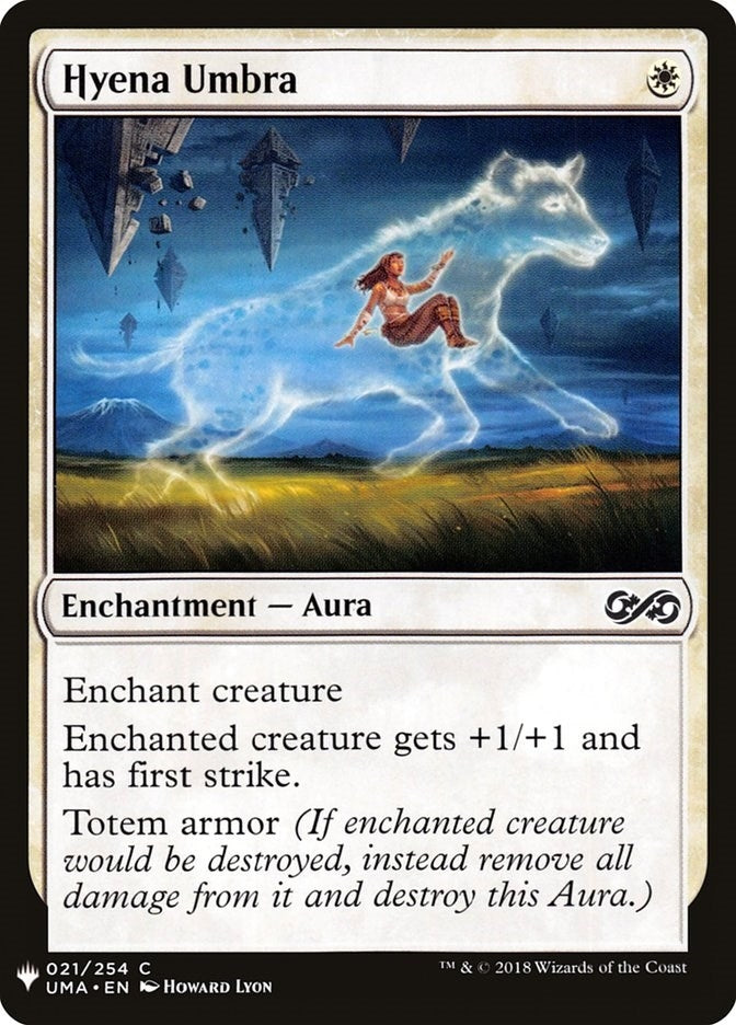 Image for Hyena Umbra (The List Reprints) (21) - Magic: The Gathering