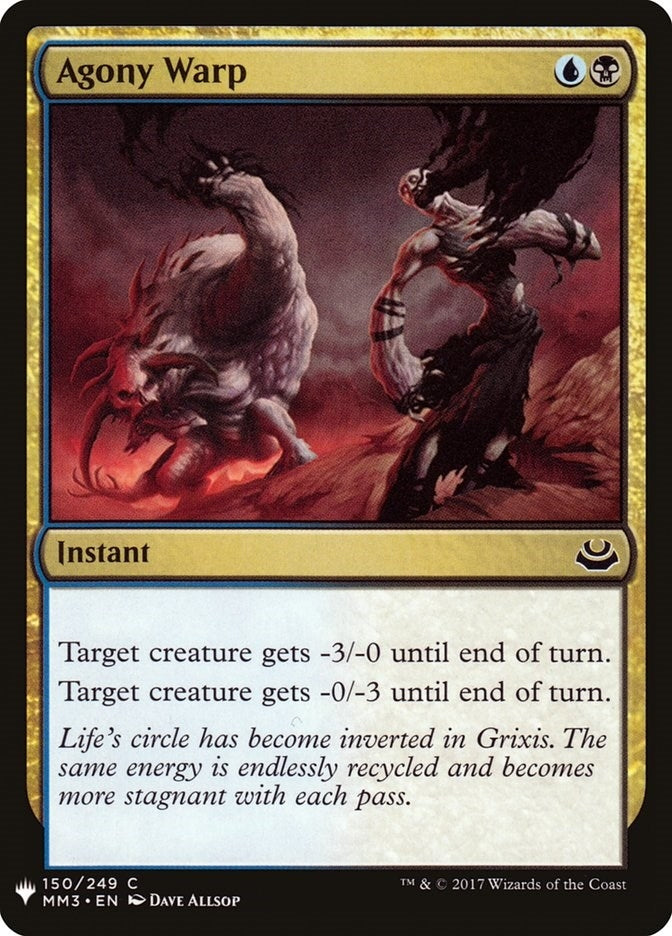 Image for Agony Warp (The List Reprints) (150) - Magic: The Gathering