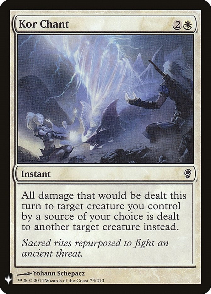 Image for Kor Chant (The List Reprints) (73) - Magic: The Gathering