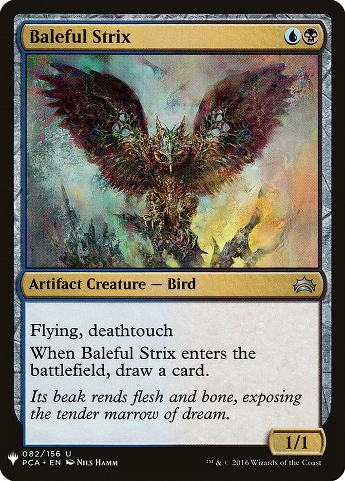 Image for Baleful Strix (The List Reprints) (82) - Magic: The Gathering