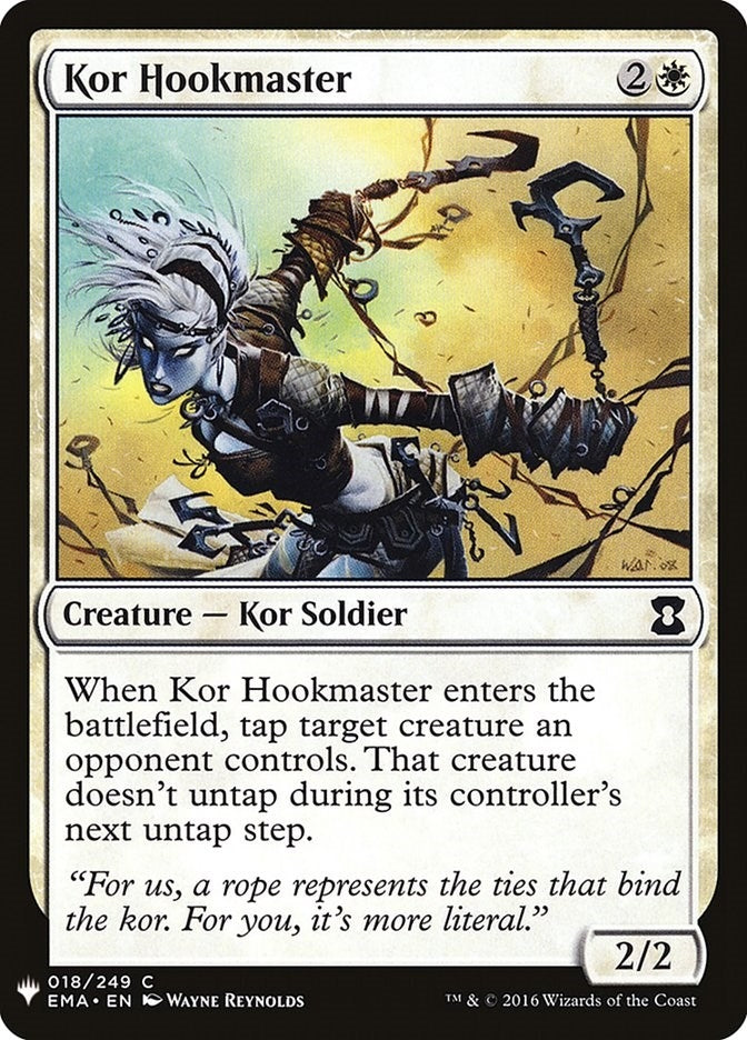 Image for Kor Hookmaster (The List Reprints) (18) - Magic: The Gathering