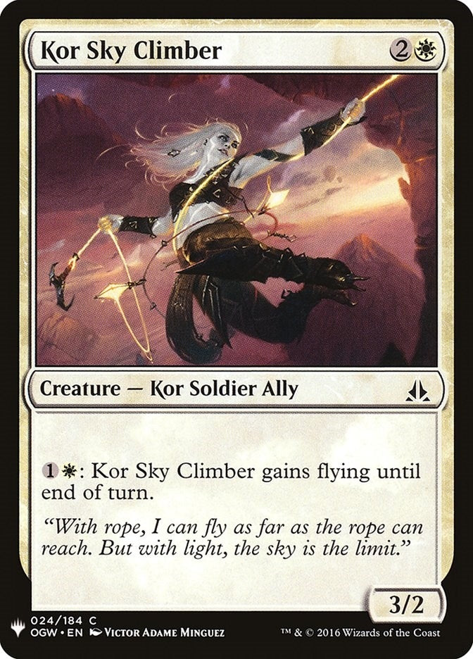 Image for Kor Sky Climber (The List Reprints) (24) - Magic: The Gathering