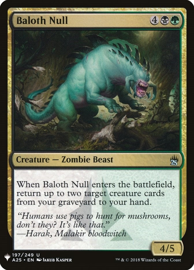 Image for Baloth Null (The List Reprints) (197) - Magic: The Gathering