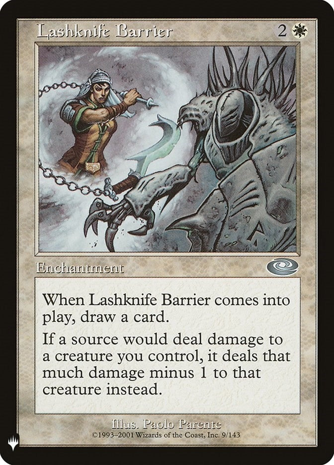 Image for Lashknife Barrier (The List Reprints) (9) - Magic: The Gathering