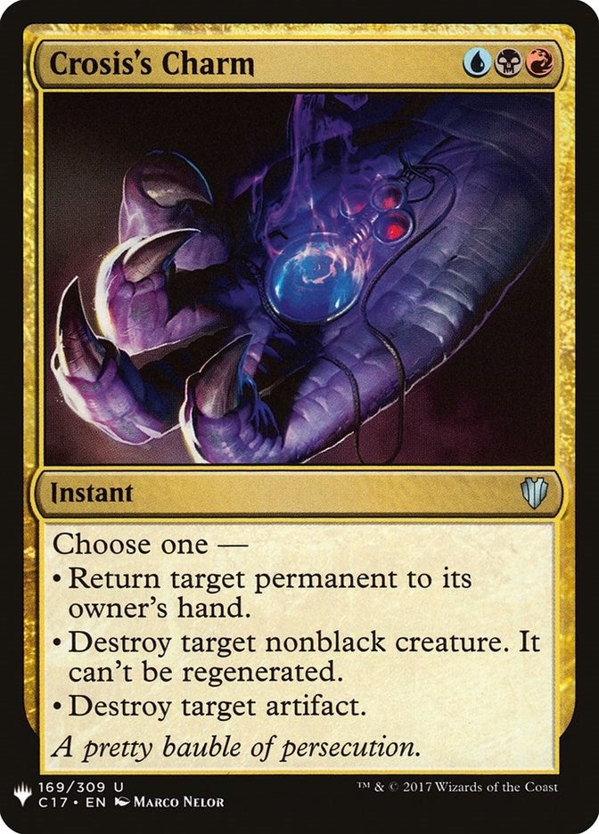Image for Crosis's Charm (The List Reprints) (169) - Magic: The Gathering