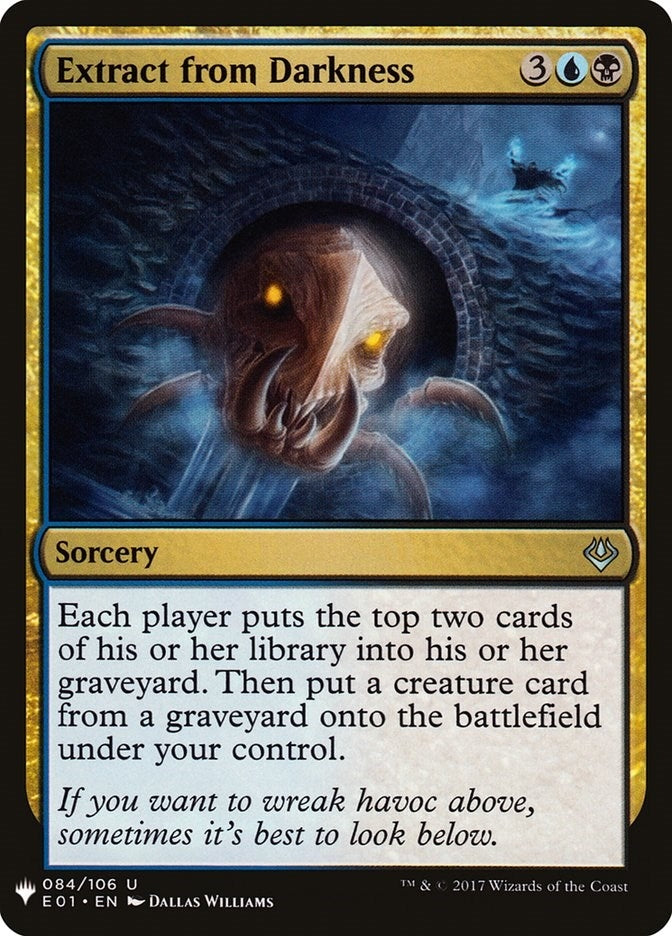 Image for Extract from Darkness (The List Reprints) (84) - Magic: The Gathering