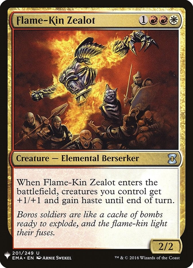 Image for Flame-Kin Zealot (The List Reprints) (201) - Magic: The Gathering