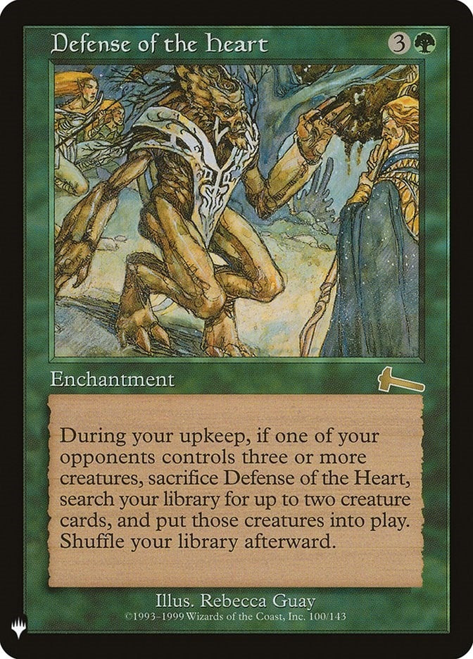Image for Defense of the Heart (The List Reprints) (100) - Magic: The Gathering