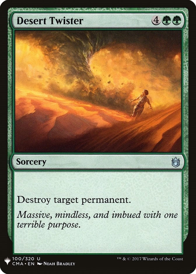 Image for Desert Twister (The List Reprints) (100) - Magic: The Gathering