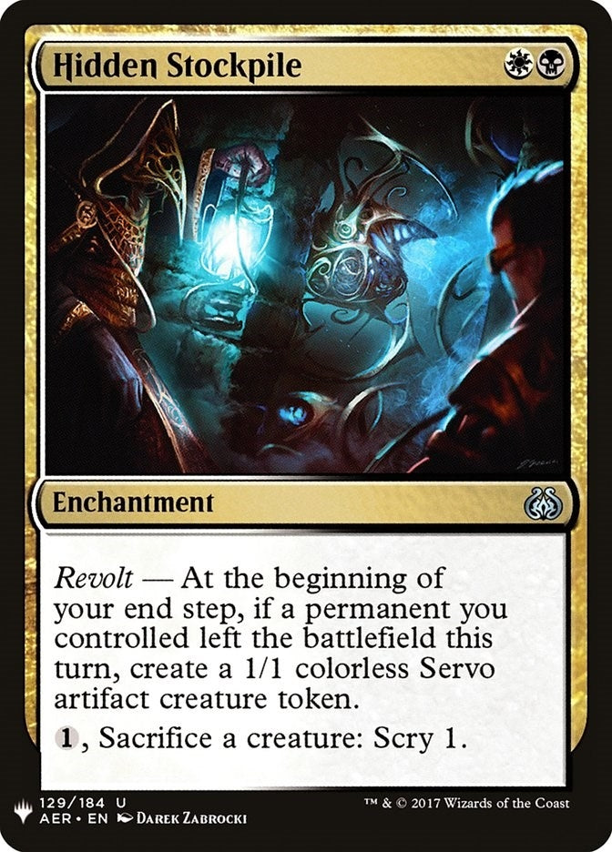 Image for Hidden Stockpile (The List Reprints) (129) - Magic: The Gathering