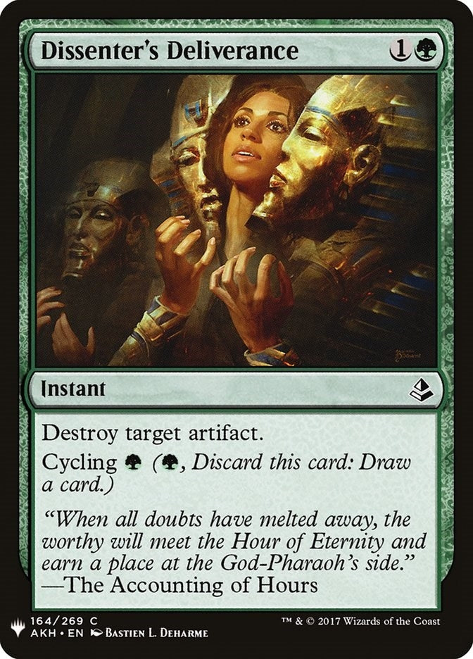 Image for Dissenter's Deliverance (The List Reprints) (164) - Magic: The Gathering