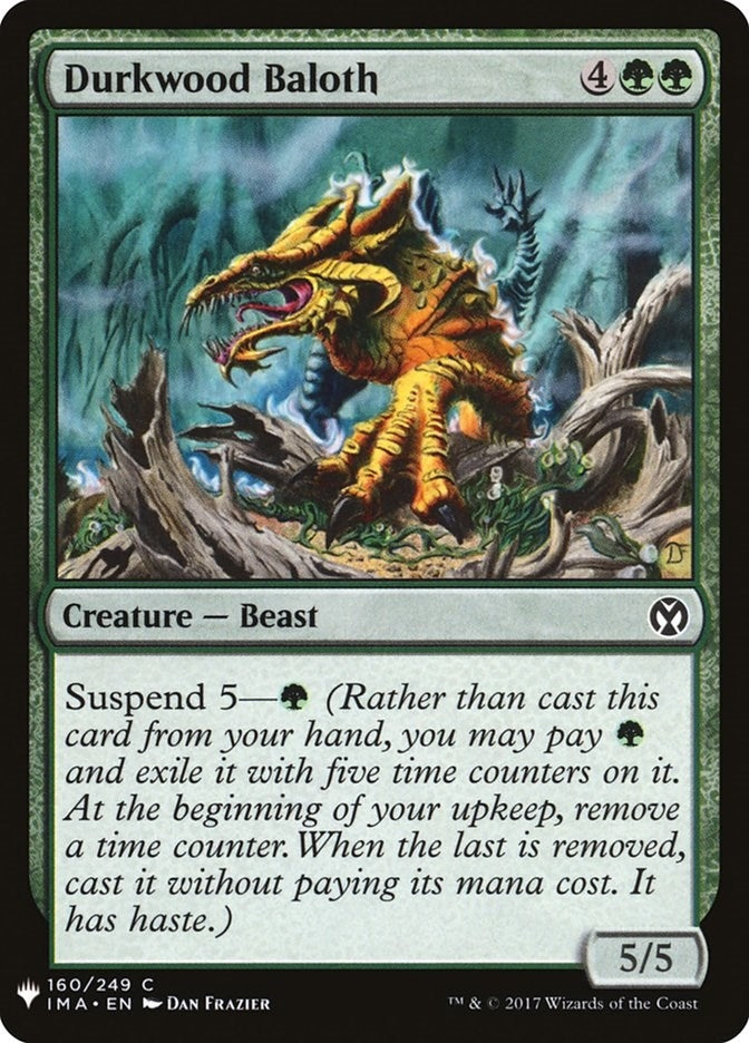 Image for Durkwood Baloth (The List Reprints) (160) - Magic: The Gathering