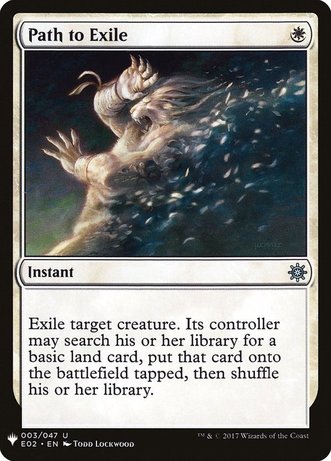 Image for Path to Exile (E02) (The List Reprints) (3) - Magic: The Gathering