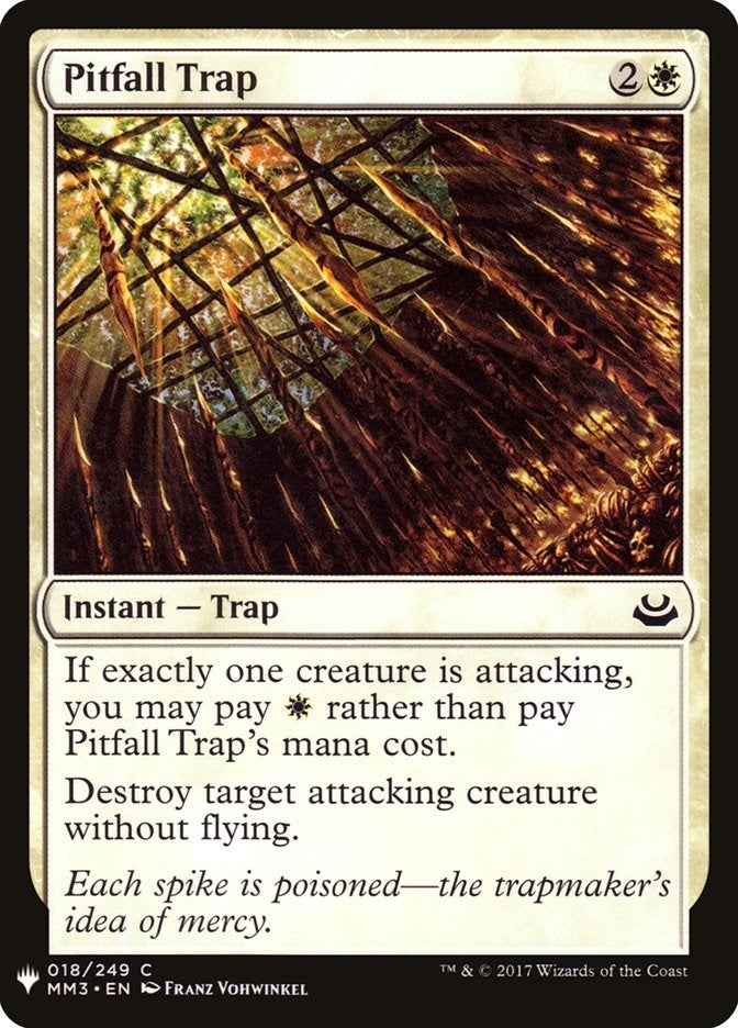 Image for Pitfall Trap (The List Reprints) (18) - Magic: The Gathering