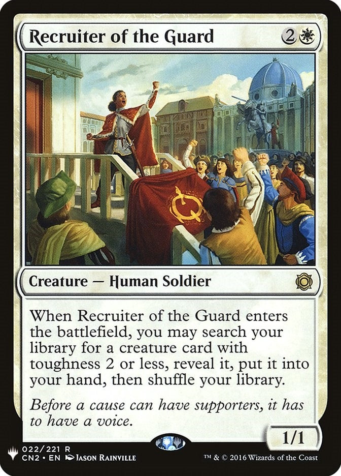 Image for Recruiter of the Guard (The List Reprints) (22) - Magic: The Gathering