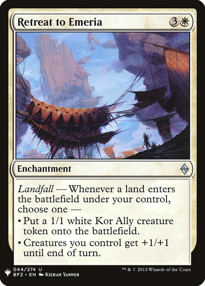 Image for Retreat to Emeria (The List Reprints) (44) - Magic: The Gathering