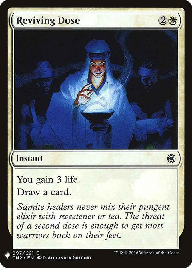 Image for Reviving Dose (The List Reprints) (97) - Magic: The Gathering