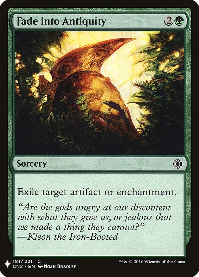 Image for Fade into Antiquity (The List Reprints) (181) - Magic: The Gathering