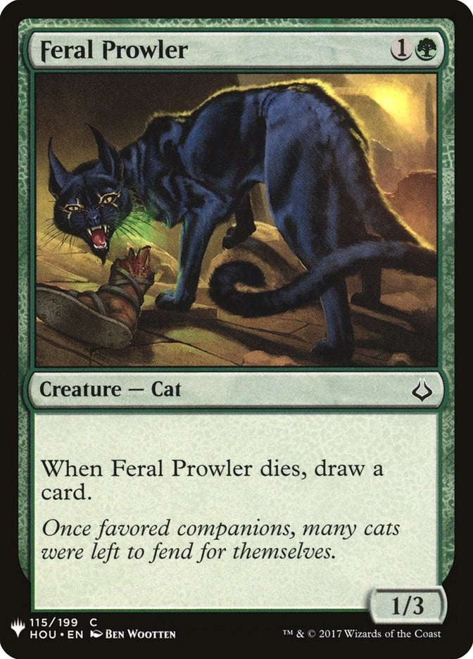 Image for Feral Prowler (The List Reprints) (115) - Magic: The Gathering