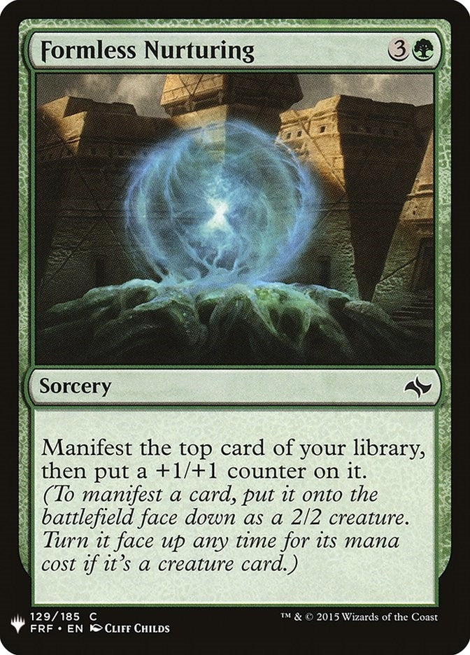 Image for Formless Nurturing (The List Reprints) (129) - Magic: The Gathering