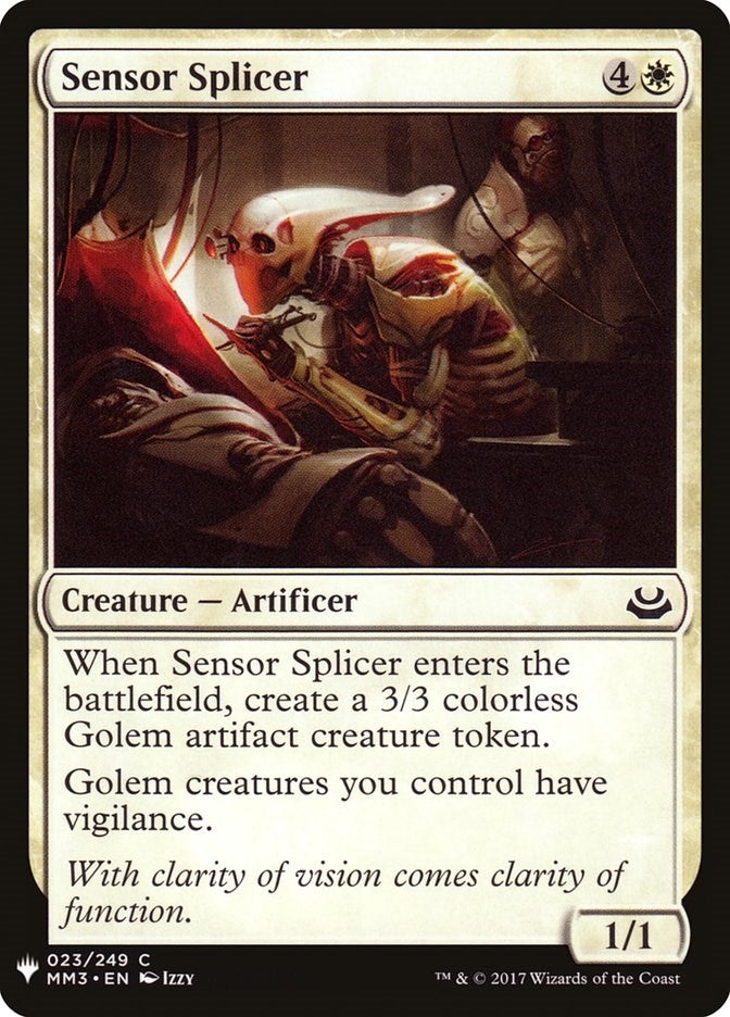 Image for Sensor Splicer (The List Reprints) (23) - Magic: The Gathering