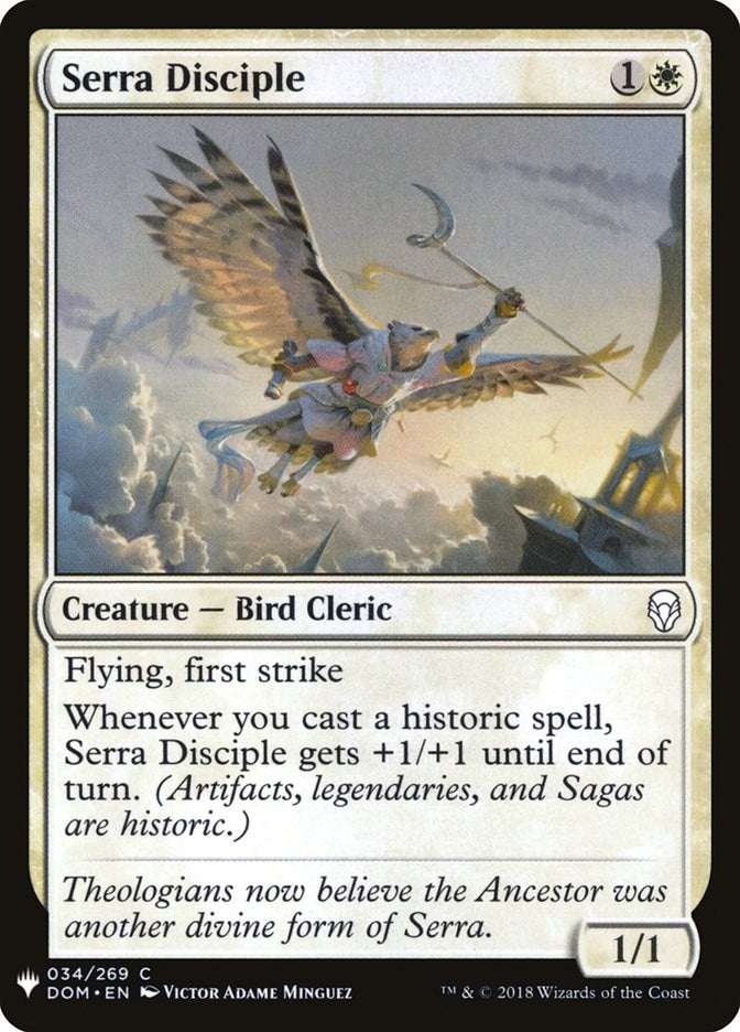 Image for Serra Disciple (The List Reprints) (34) - Magic: The Gathering
