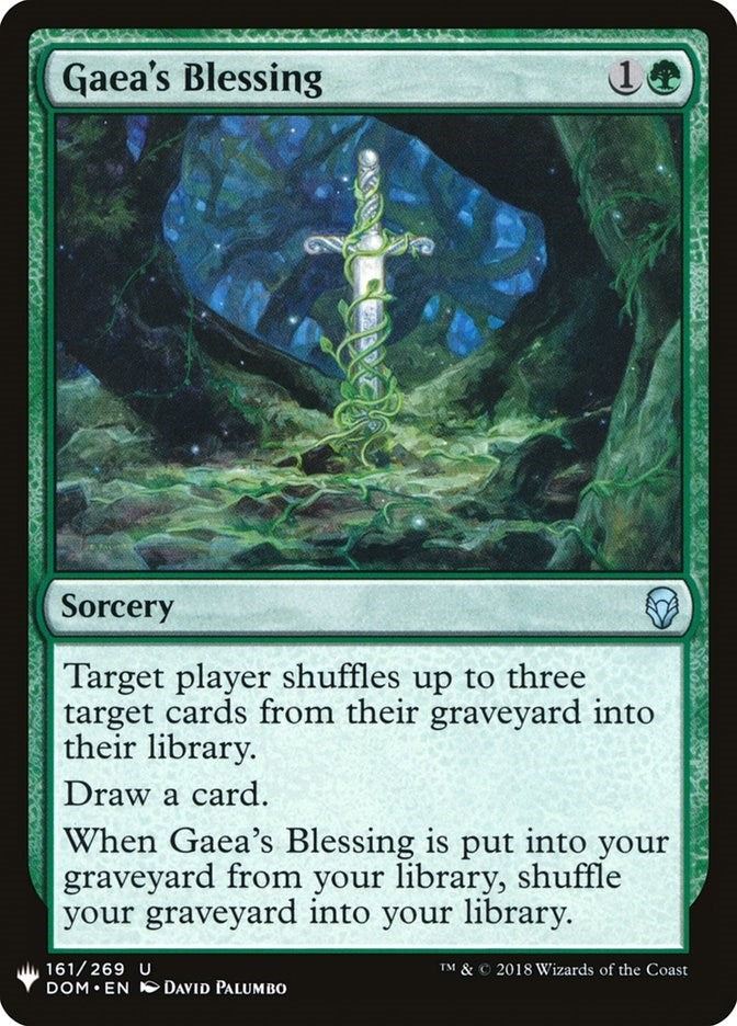 Image for Gaea's Blessing (The List Reprints) (161) - Magic: The Gathering
