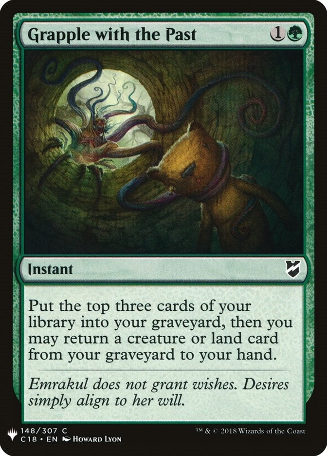 Image for Grapple with the Past (The List Reprints) (148) - Magic: The Gathering