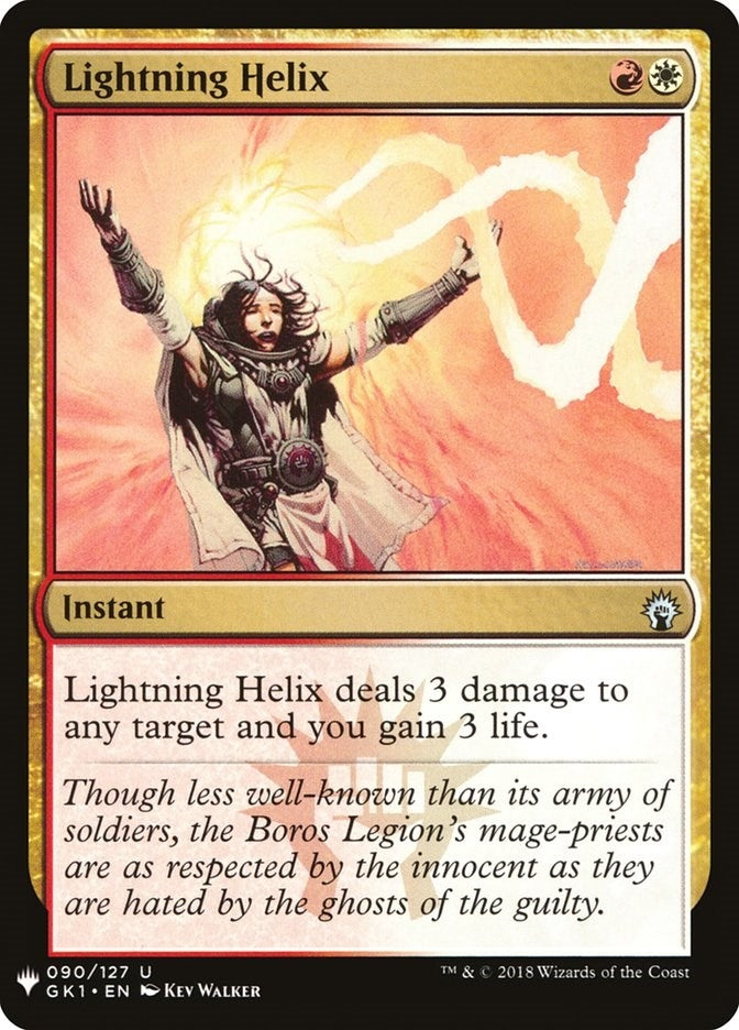 Image for Lightning Helix (The List Reprints) (90) - Magic: The Gathering
