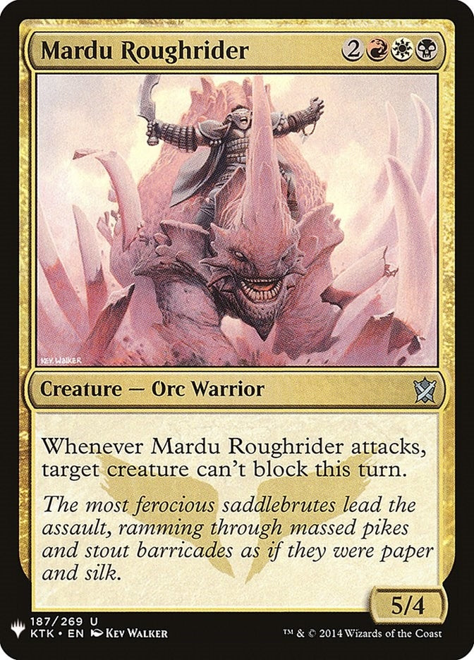 Image for Mardu Roughrider (The List Reprints) (187) - Magic: The Gathering