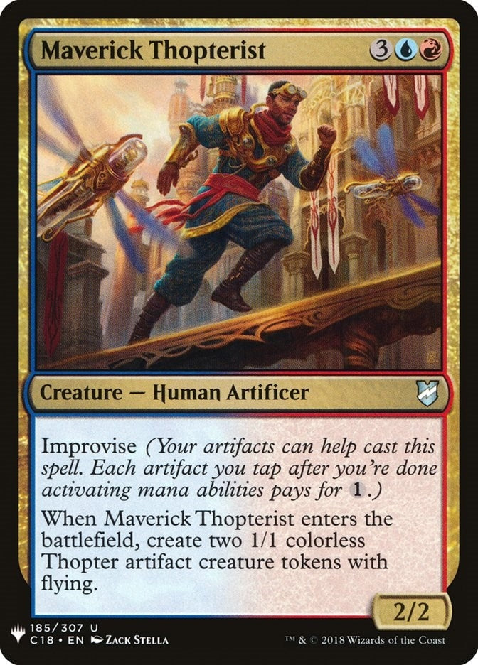 Image for Maverick Thopterist (C18) (The List Reprints) (185) - Magic: The Gathering