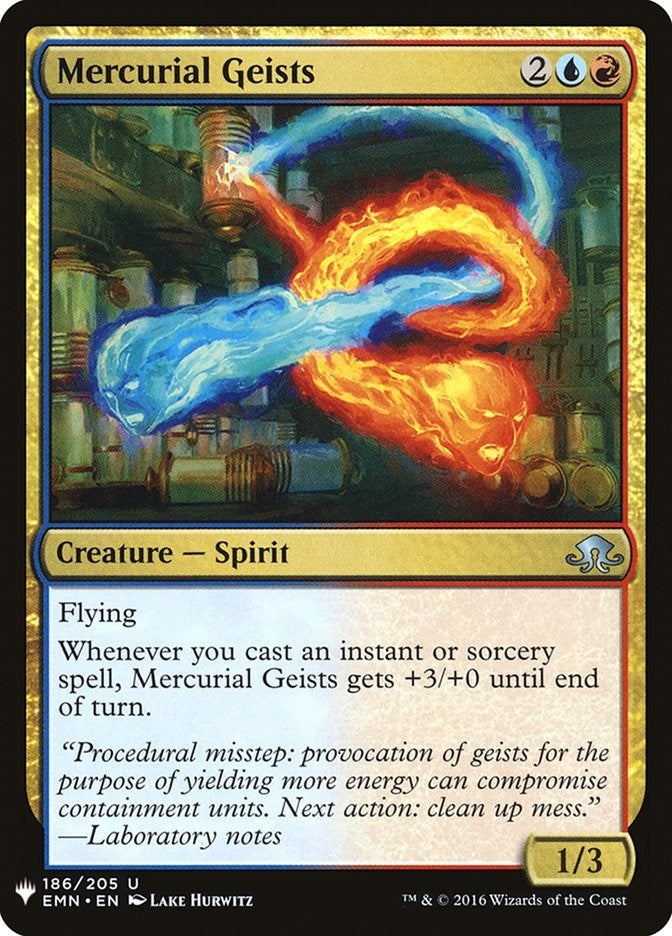 Image for Mercurial Geists (The List Reprints) (186) - Magic: The Gathering