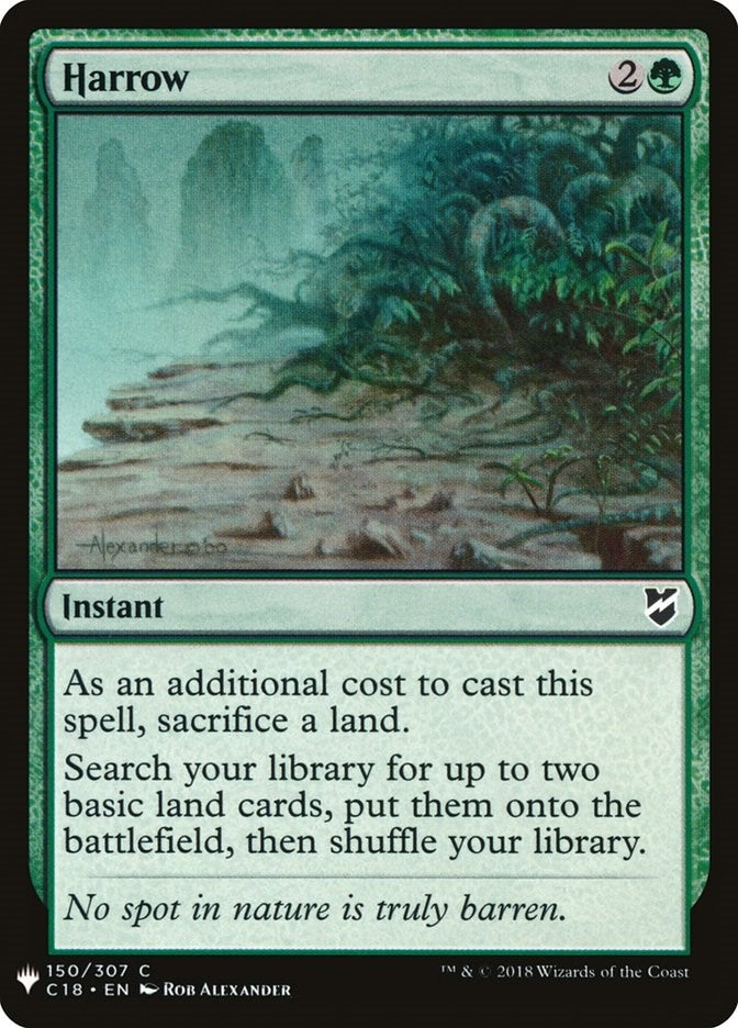 Image for Harrow (The List Reprints) (150) - Magic: The Gathering