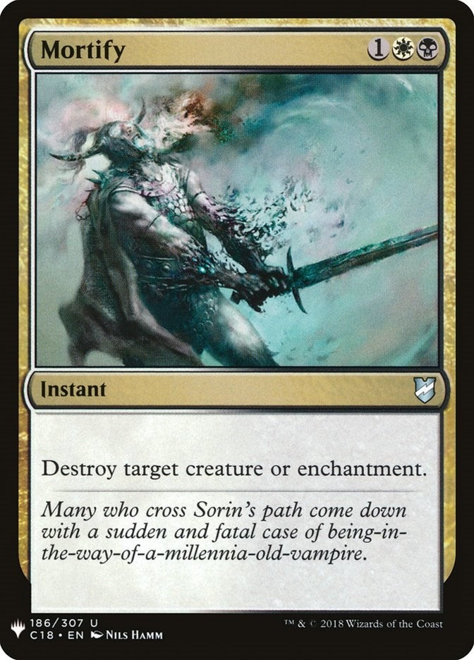 Image for Mortify (C18) (The List Reprints) (186) - Magic: The Gathering