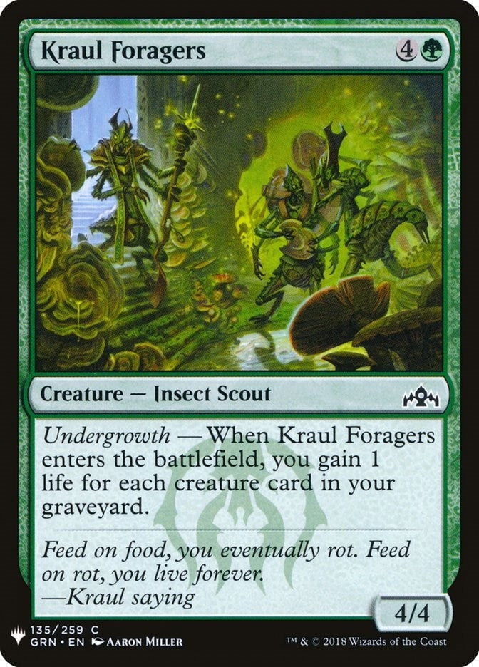 Image for Kraul Foragers (The List Reprints) (135) - Magic: The Gathering