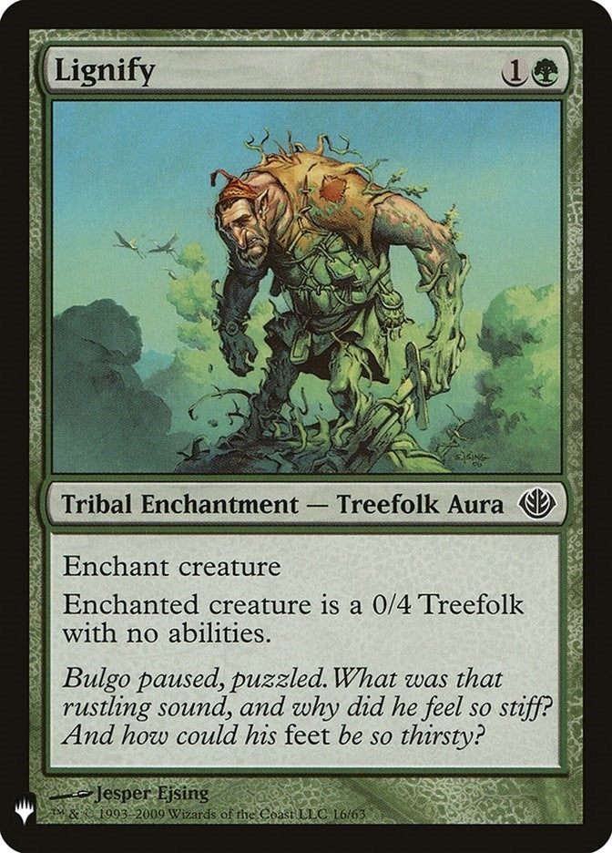 Image for Lignify (The List Reprints) (16) - Magic: The Gathering