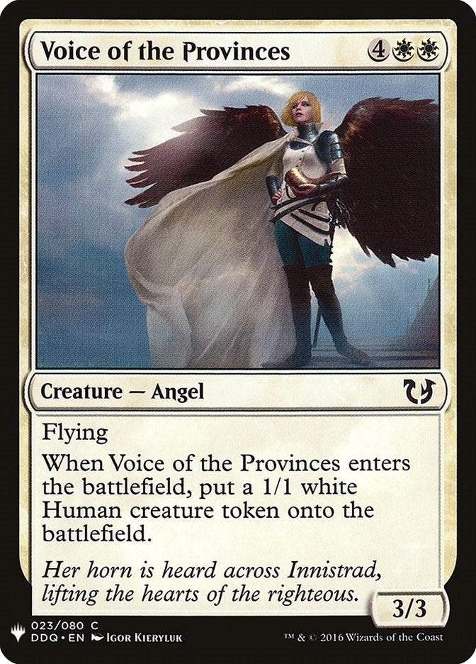 Image for Voice of the Provinces (The List Reprints) (23) - Magic: The Gathering