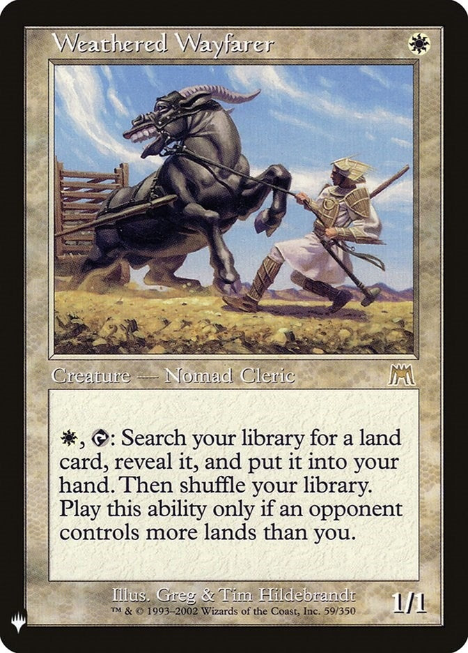 Image for Weathered Wayfarer (The List Reprints) (59) - Magic: The Gathering