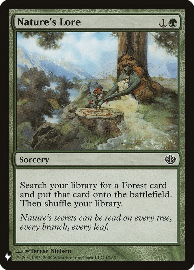 Image for Nature's Lore (DDD) (The List Reprints) (17) - Magic: The Gathering