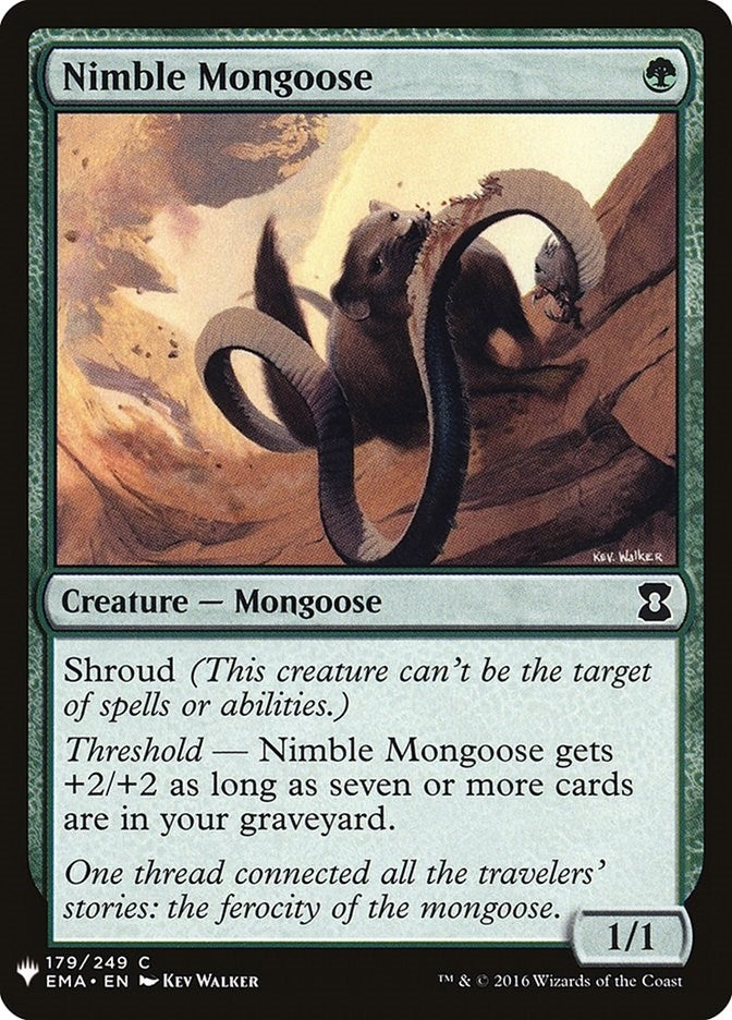 Image for Nimble Mongoose (The List Reprints) (179) - Magic: The Gathering